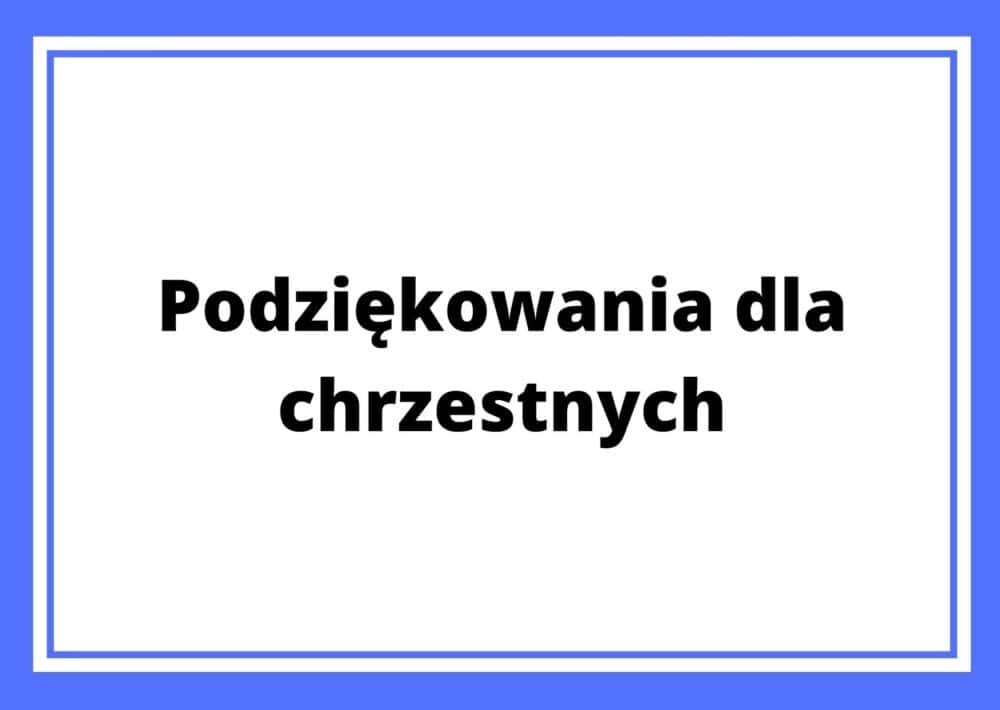 Podzi Kowania Dla Chrzestnych Mieszne Yczenia Urodzinowe